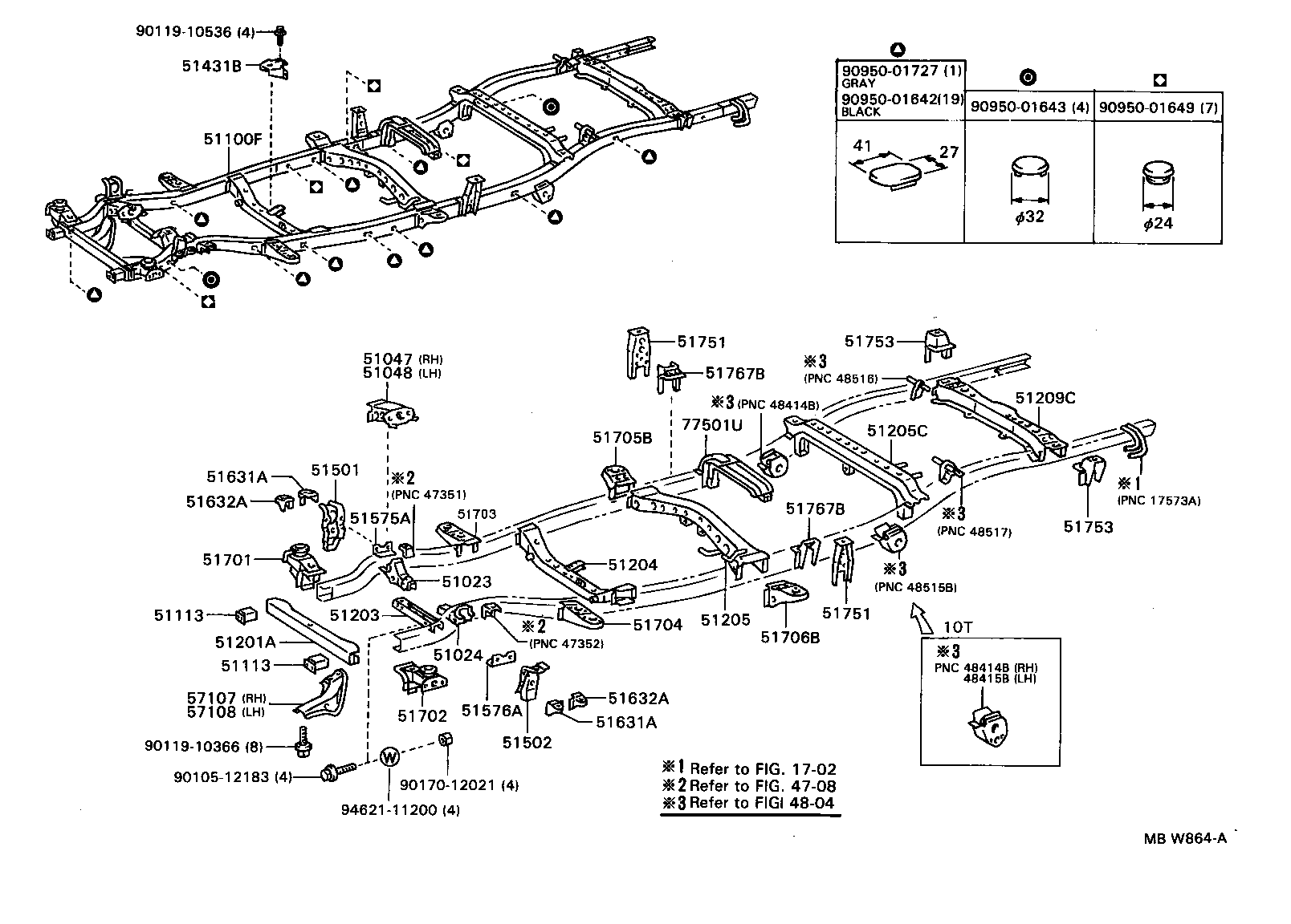 51401-34010 BRACKET SUB-ASSY, ENGINE MOUNTING & UPPER ARM, RH product image