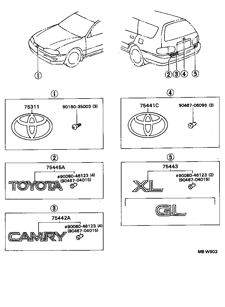 75447-06010 PLATE, LUGGAGE COMPARTMENT DOOR NAME, NO.7 product image