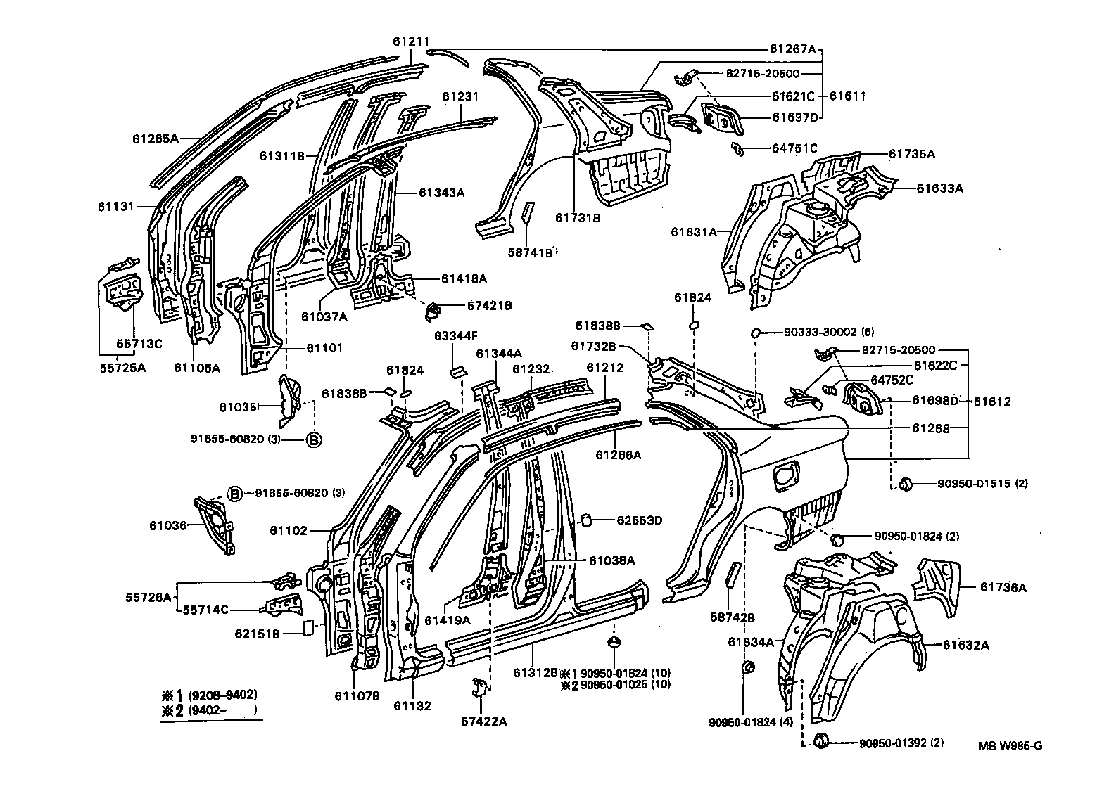 58741-20130 PROTECTOR, QUARTER PANEL, RH product image