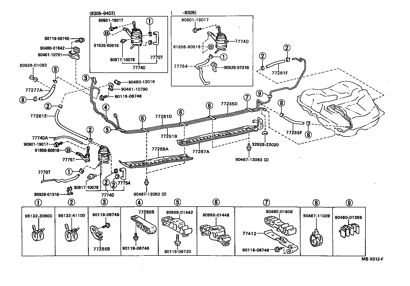 23222-64020 TUBE, FUEL RETURN JET product image
