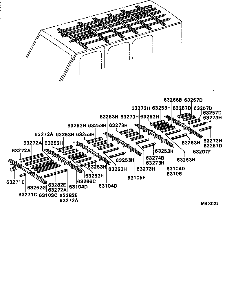 63111-90F04 PANEL, ROOF, NO.1 product image