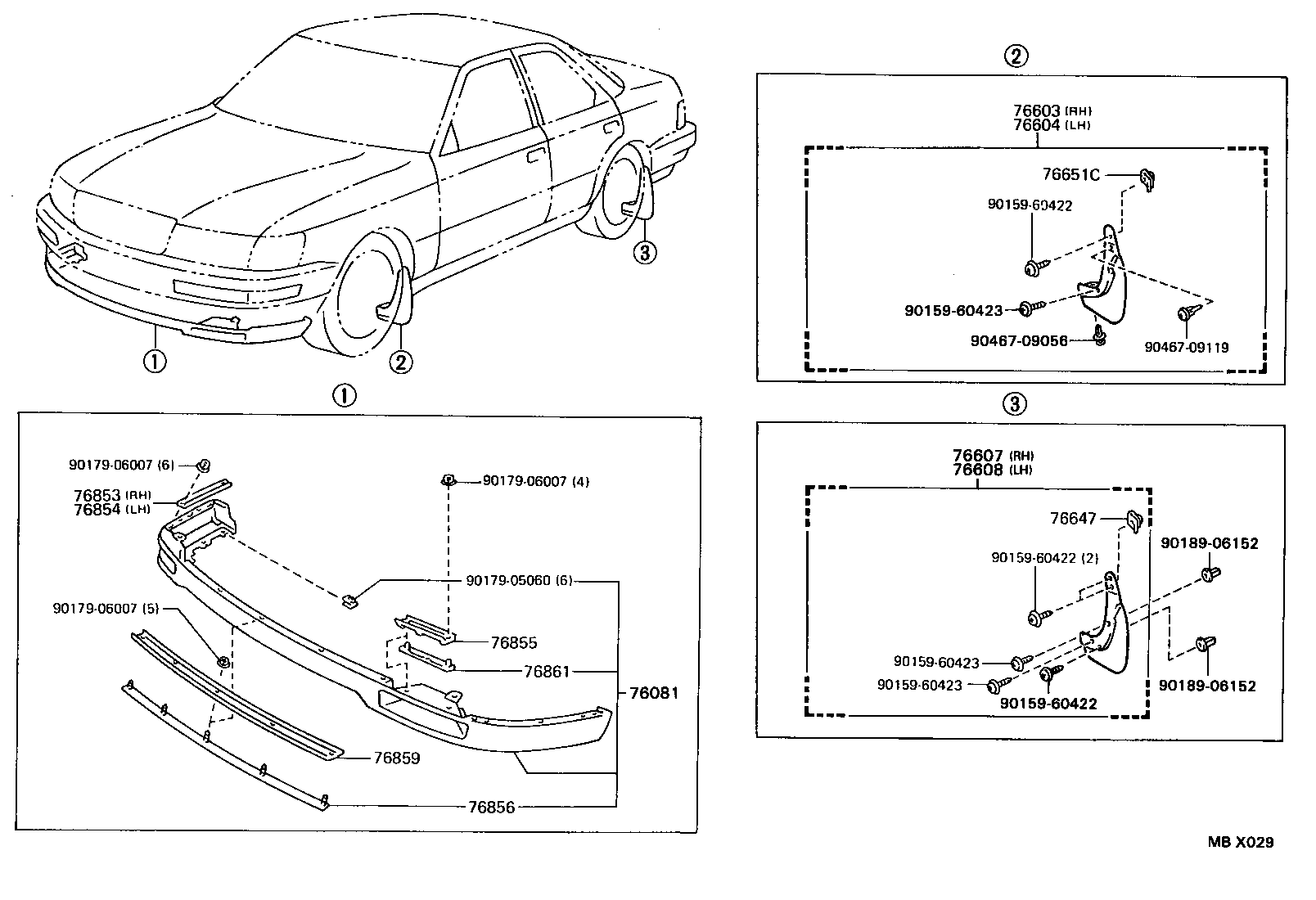 76081-50030 SPOILER SUB-ASSY, FRONT product image