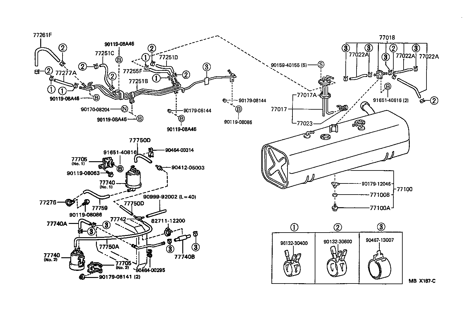 77501-25071 STAY, FUEL TANK product image