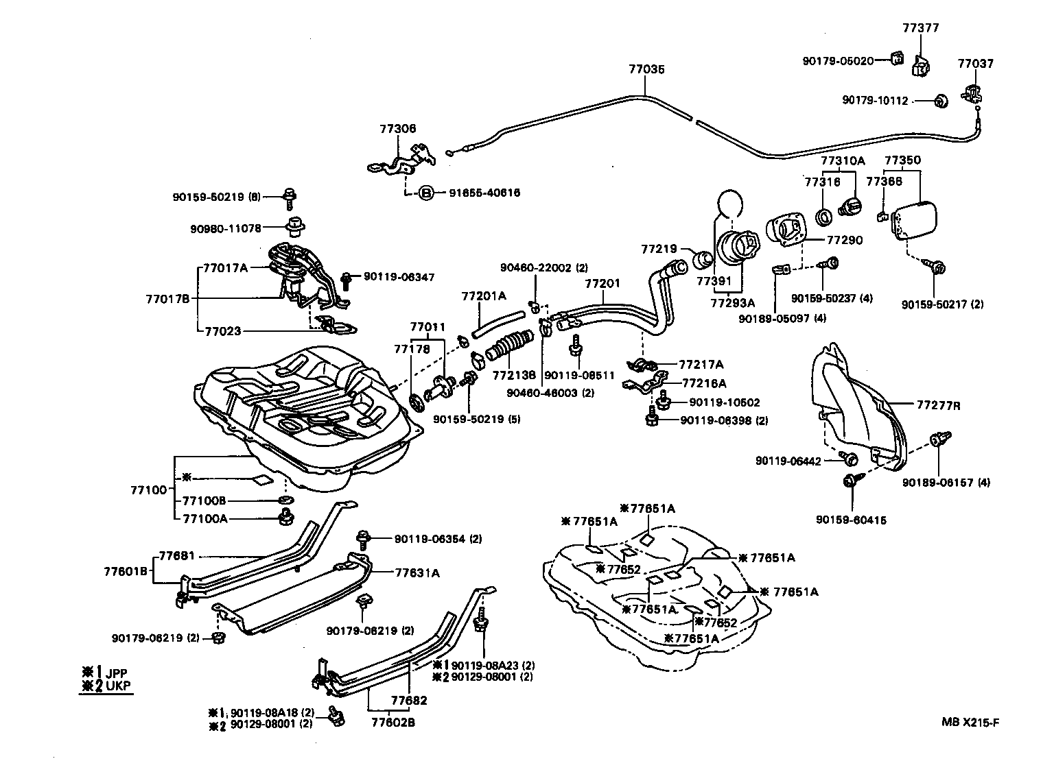77262-21011 TUBE, FUEL EMISSION, NO.2 product image