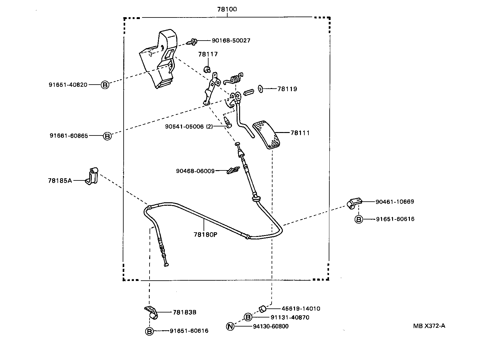 78105-36030 LINK SUB-ASSY, ACCELERATOR product image