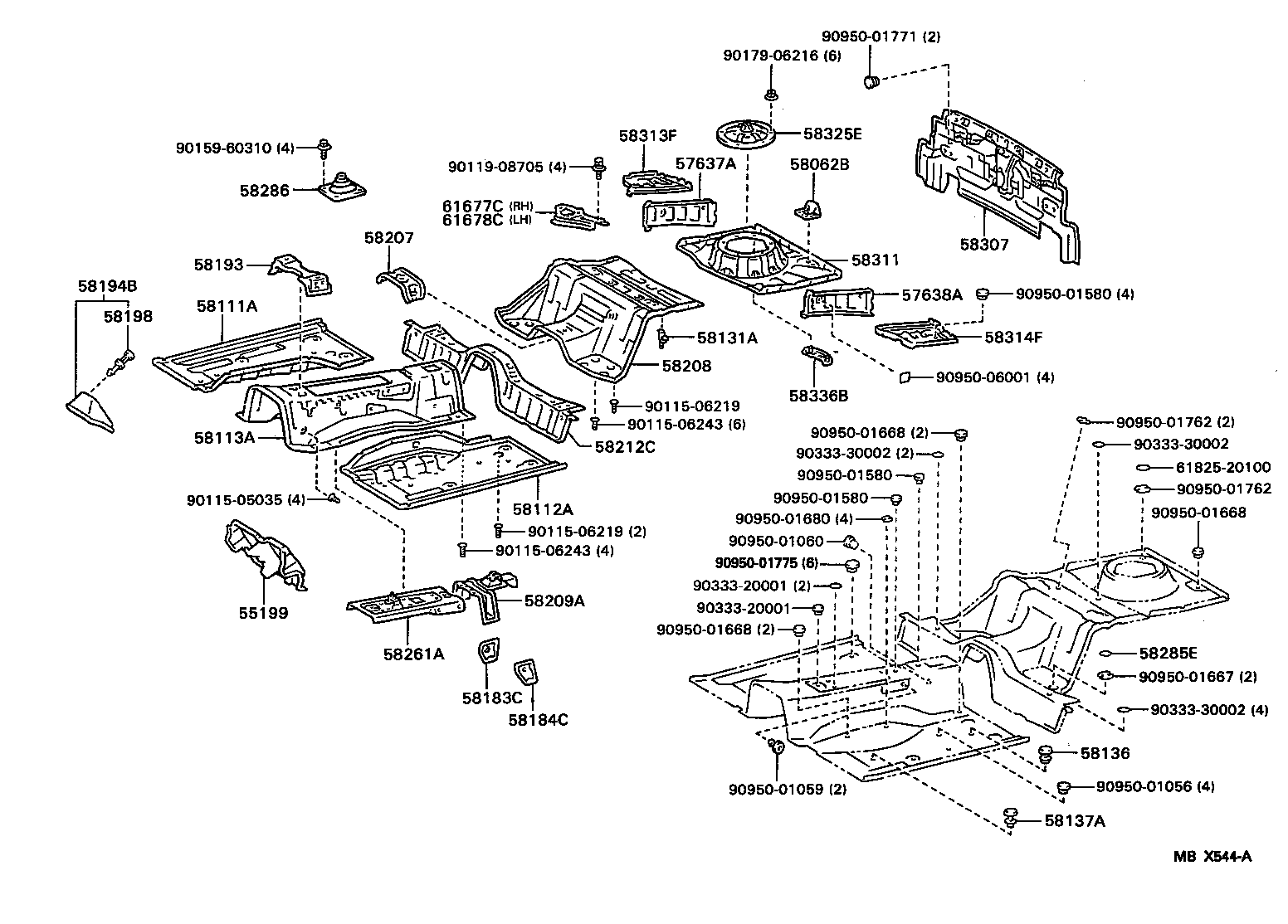 55199-14010 COVER, DASH PANEL COMPUTER product image