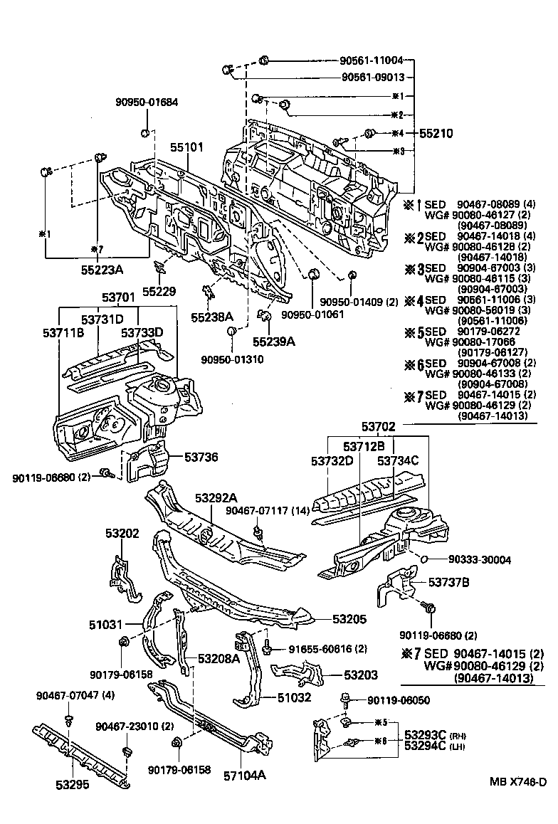 53732-06010 MEMBER, FRONT APRON TO COWL SIDE, UPPER LH product image