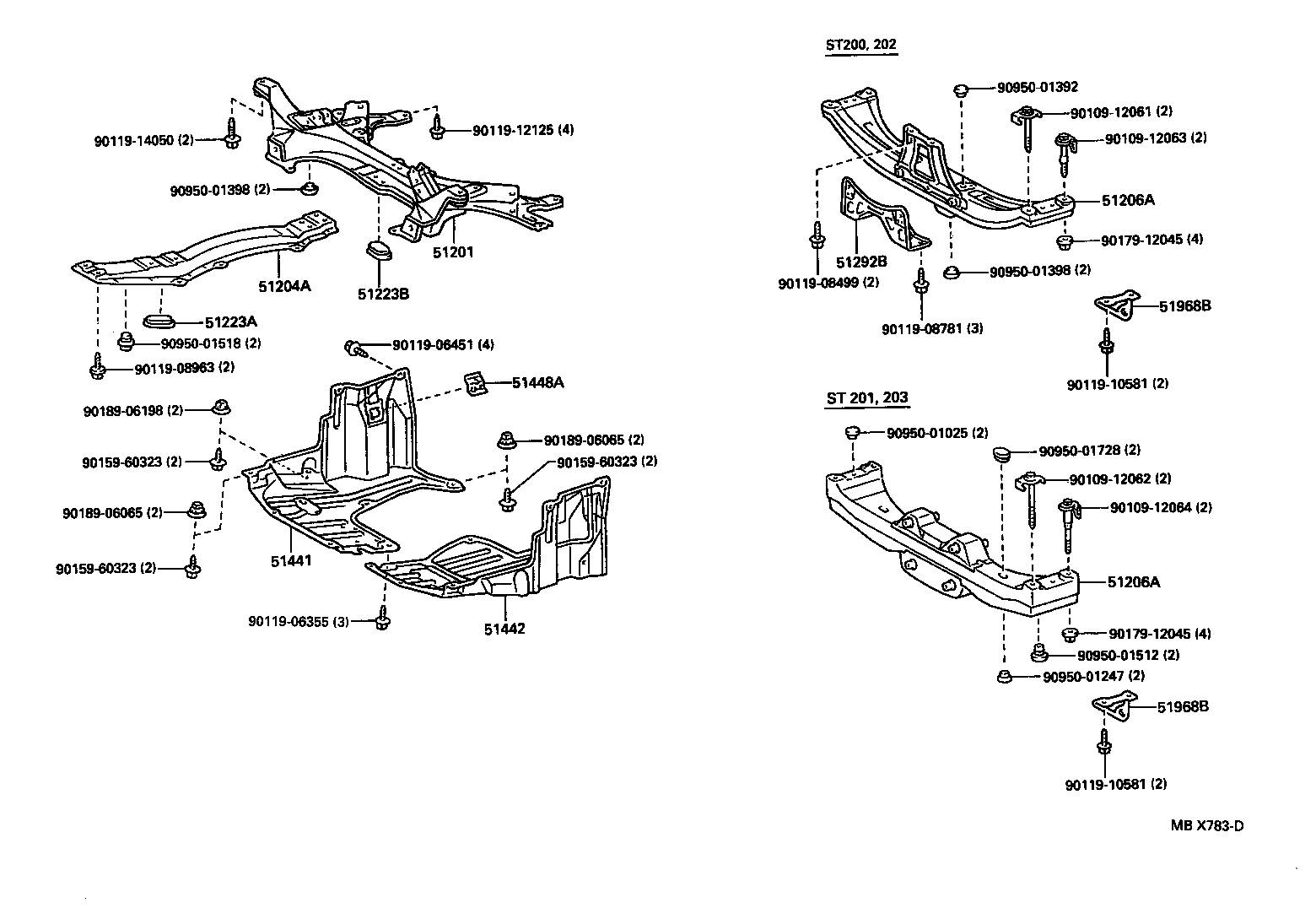 51968-20120 HOOK, TRANSPORT, REAR LH product image