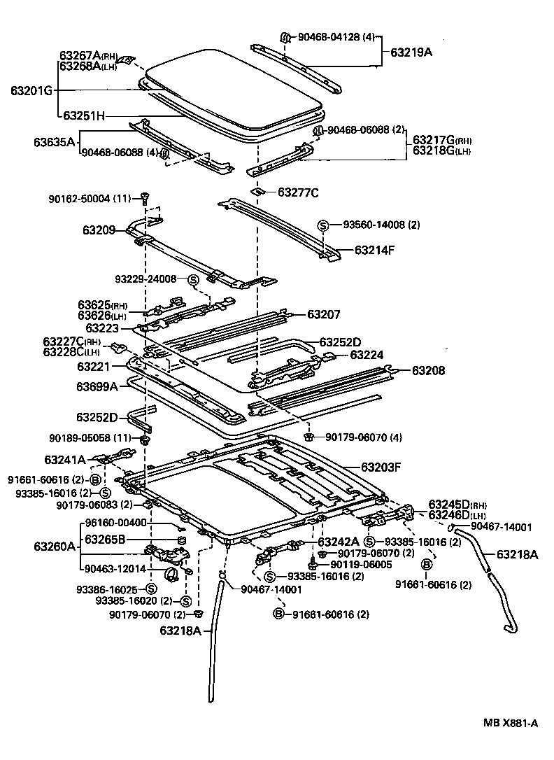 63142-20100 REINFORCEMENT, ROOF PANEL, NO.2 product image