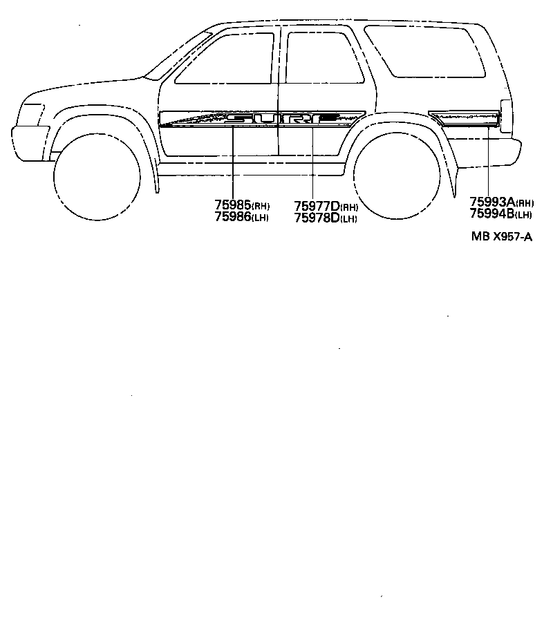 75357-35020 MARK, SIDE PANEL product image