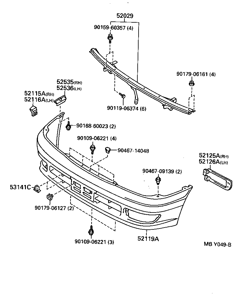 53141-20100 GARNISH, RADIATOR GRILLE product image