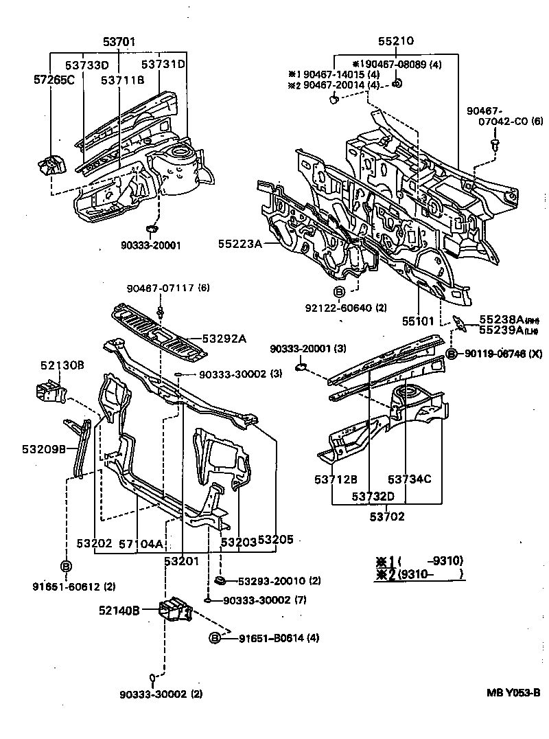 55101-2B520 PANEL SUB-ASSY, DASH product image