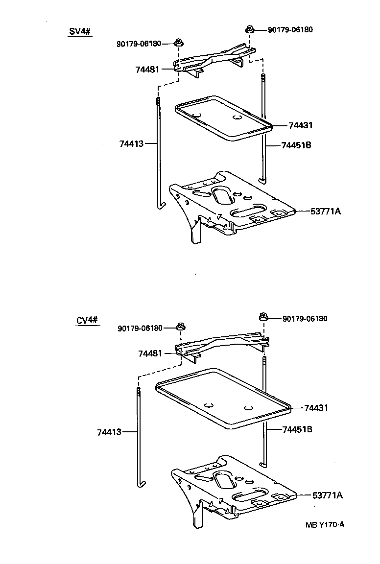 53771-32040 SUPPORT, BATTERY CARRIER product image