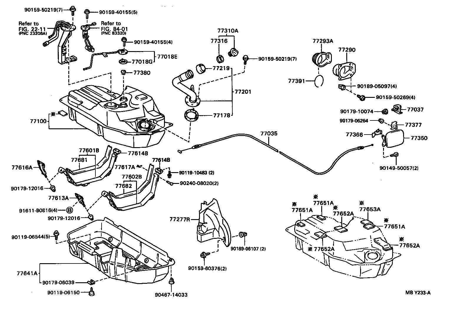 77261-20360 TUBE, FUEL TANK TO CANISTER product image
