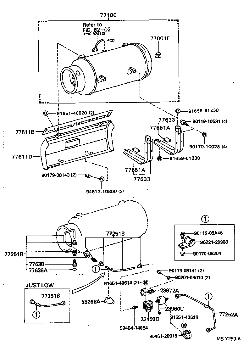 58266-36290 BRACKET, FUEL TUBE CLAMP product image