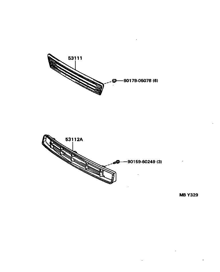 53101-33010-04 GRILLE, RADIATOR product image