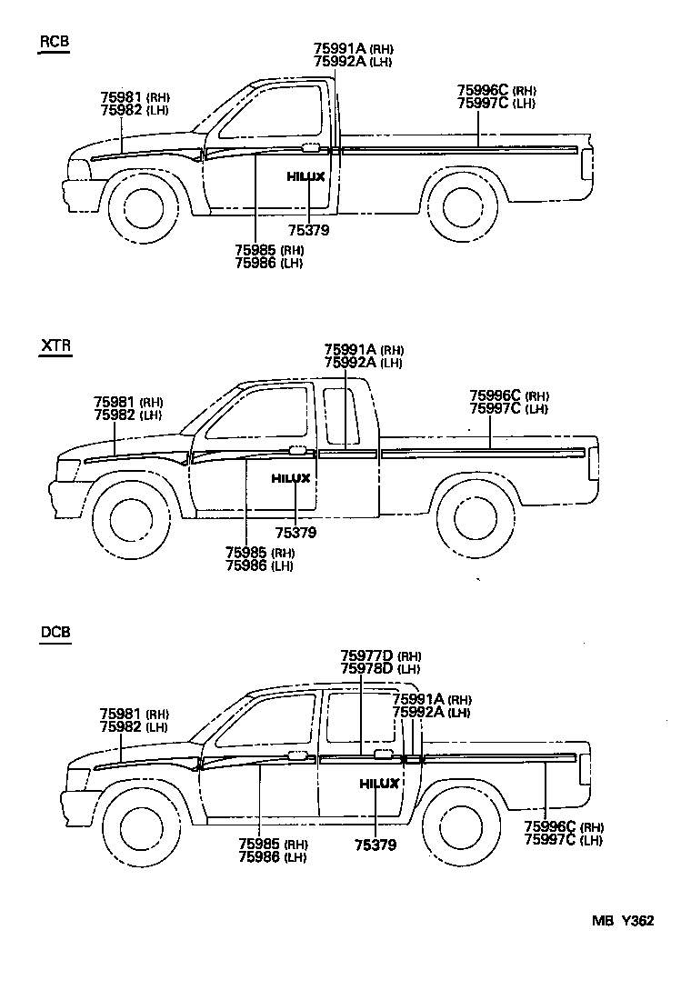 75379-89102 MARK, SIDE PANEL product image