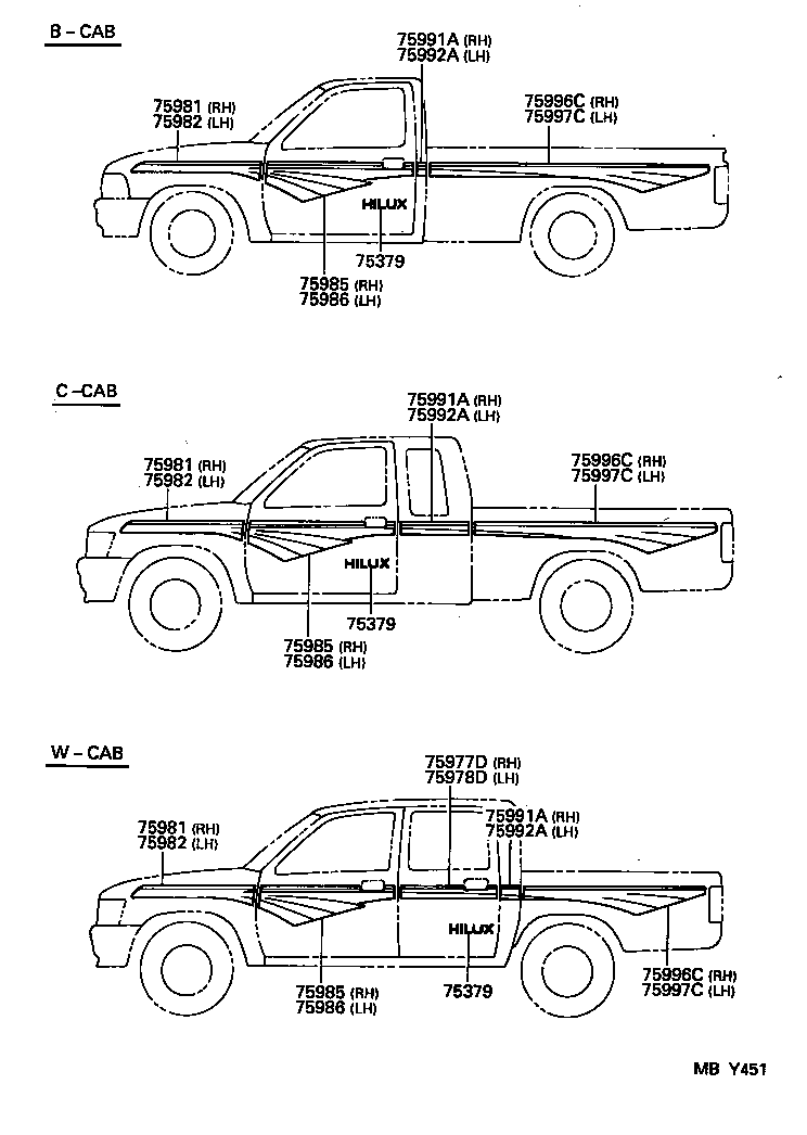 75379-89102 MARK, SIDE PANEL product image