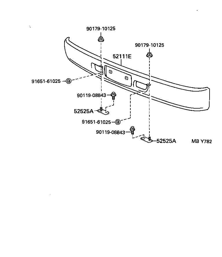 52021-37010 REINFORCEMENT SUB-ASSY, FRONT BUMPER product image