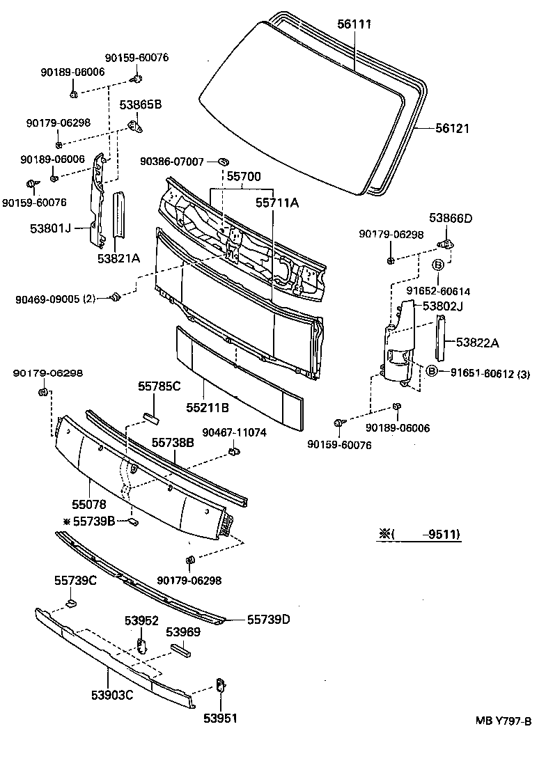 55700-37101 PANEL ASSY, FRONT product image