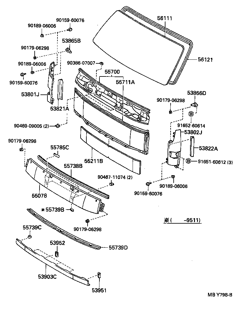 55700-37101 PANEL ASSY, FRONT product image
