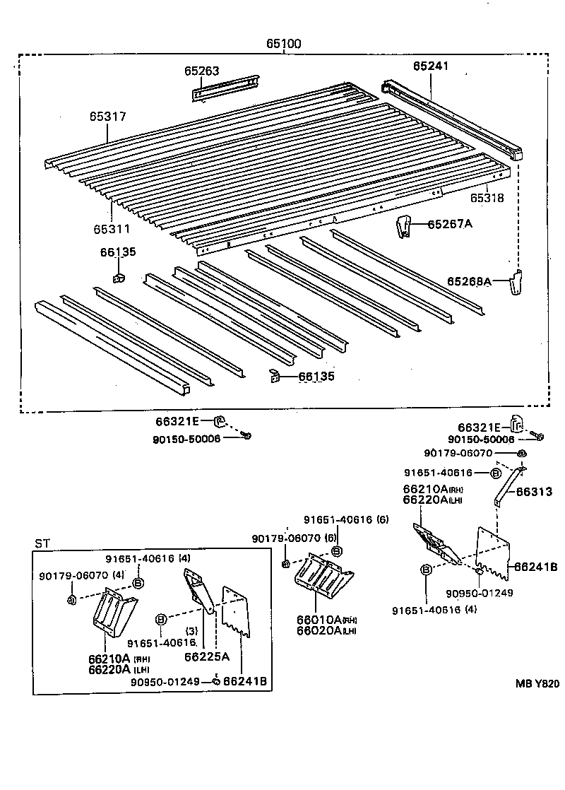 65100-37080 FLOOR ASSY, REAR BODY product image