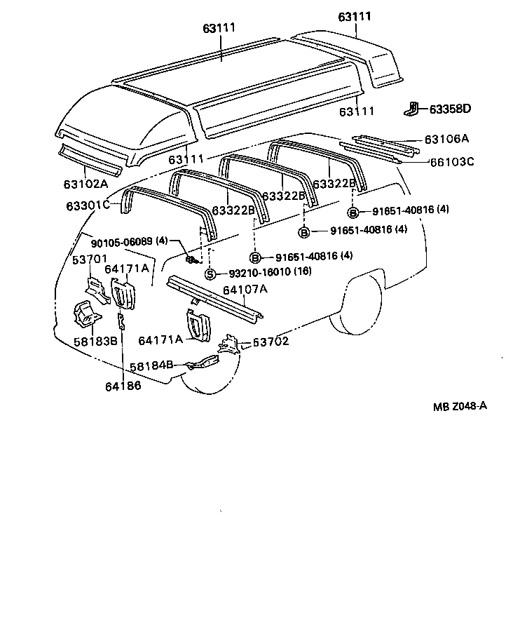 53703-37010 APRON SUB-ASSY, FRONT FENDER, RH product image