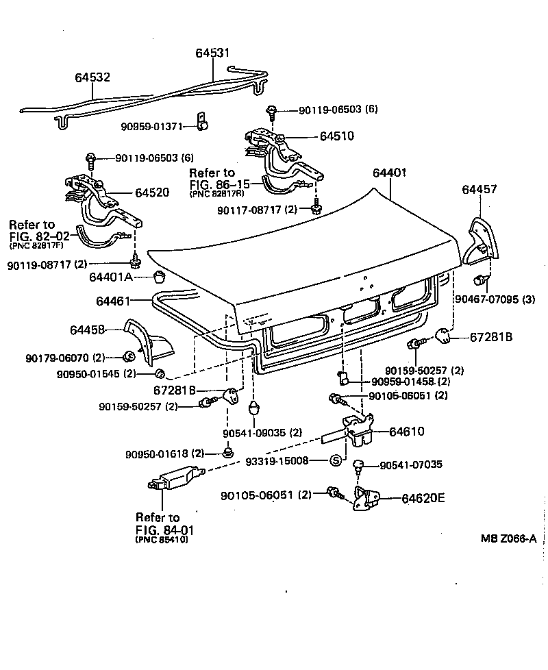 64600-50040 LOCK ASSY, LUGGAGE COMPARTMENT DOOR product image
