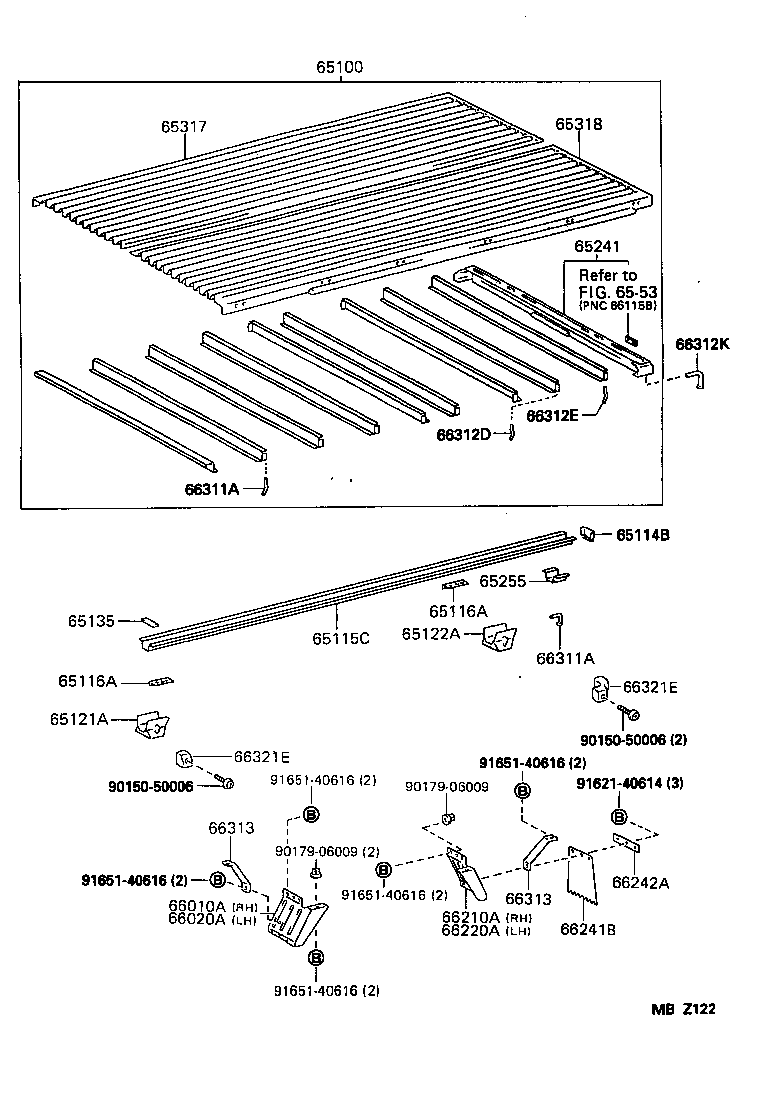 76625-37010 BAFFLE, RUBBER product image