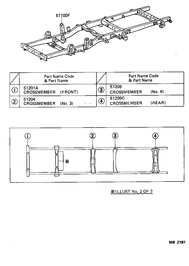 51001-26423 FRAME SUB-ASSY product image
