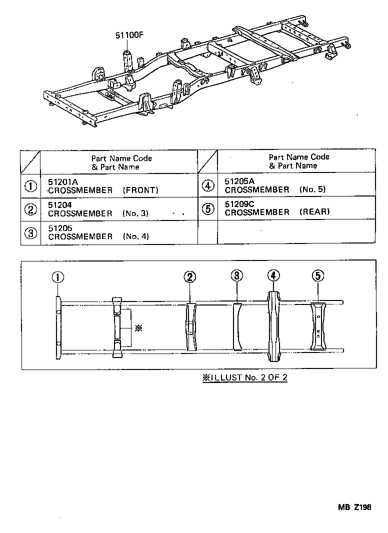 51001-26423 FRAME SUB-ASSY product image
