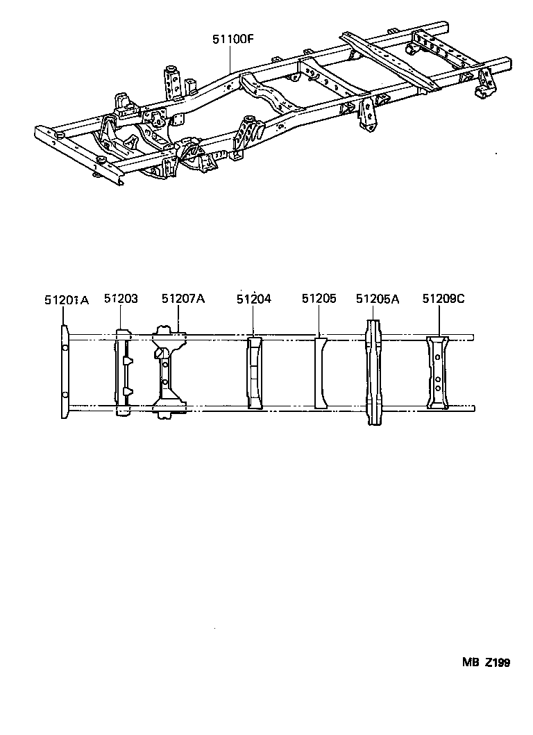 51001-26512 FRAME SUB-ASSY product image