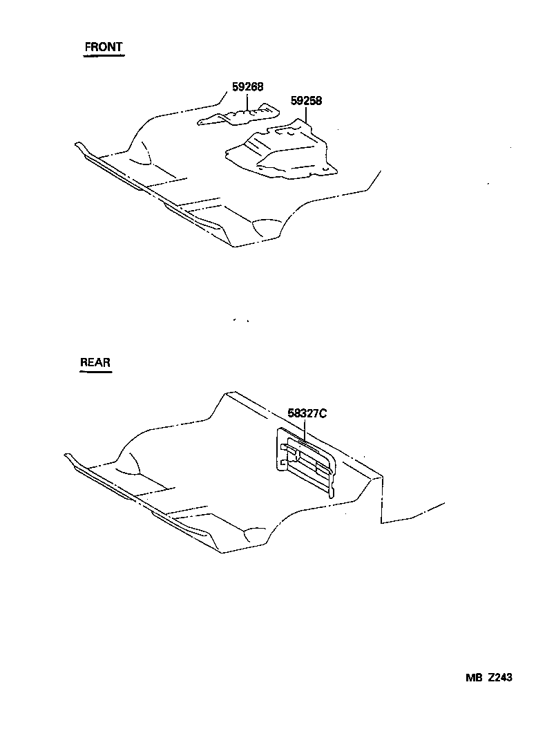 59258-37070 INSULATOR, ENGINE SERVICE HOLE COVER MAIN product image