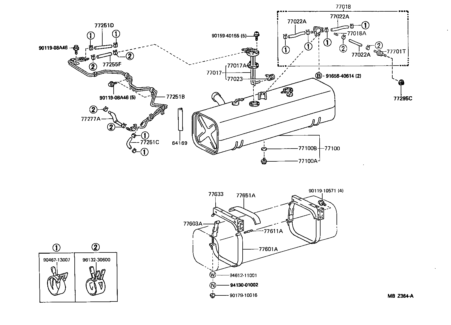 77001-25320 TANK ASSY, FUEL product image