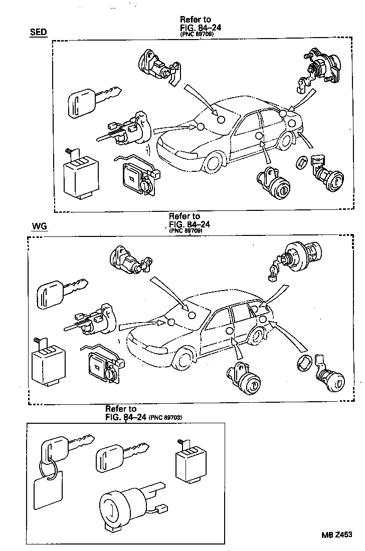 69581-13010 RETAINER, FUEL FILLER LID CYLINDER product image