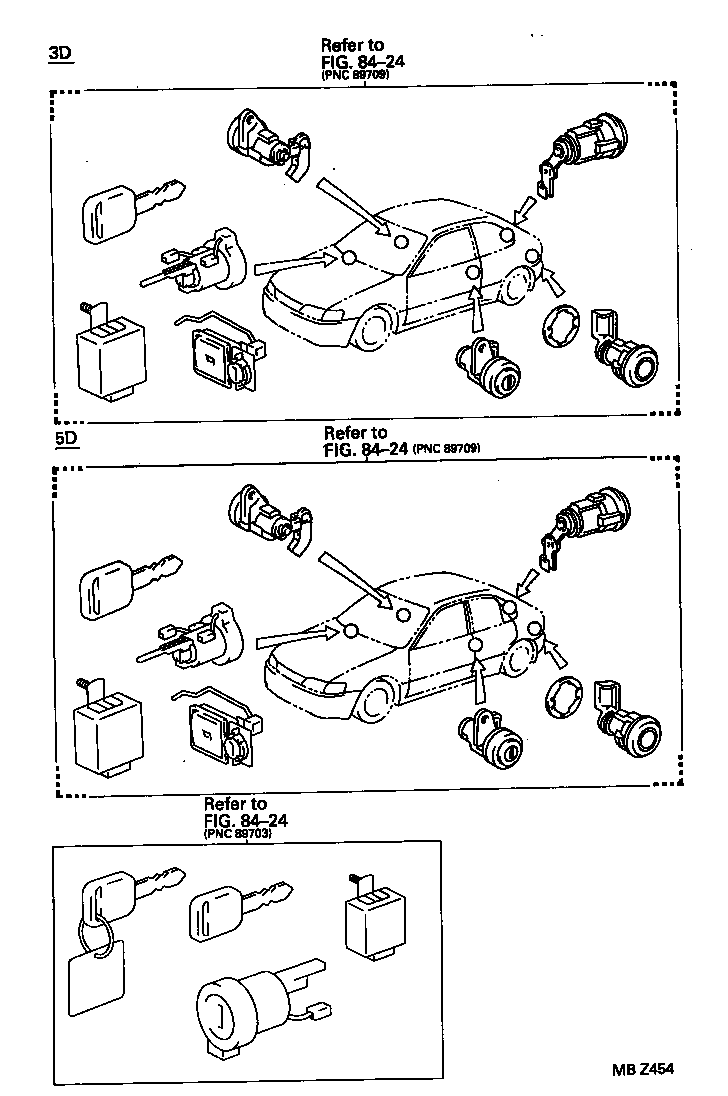 69563-12090 PAD, BACK DOOR LOCK CYLINDER product image