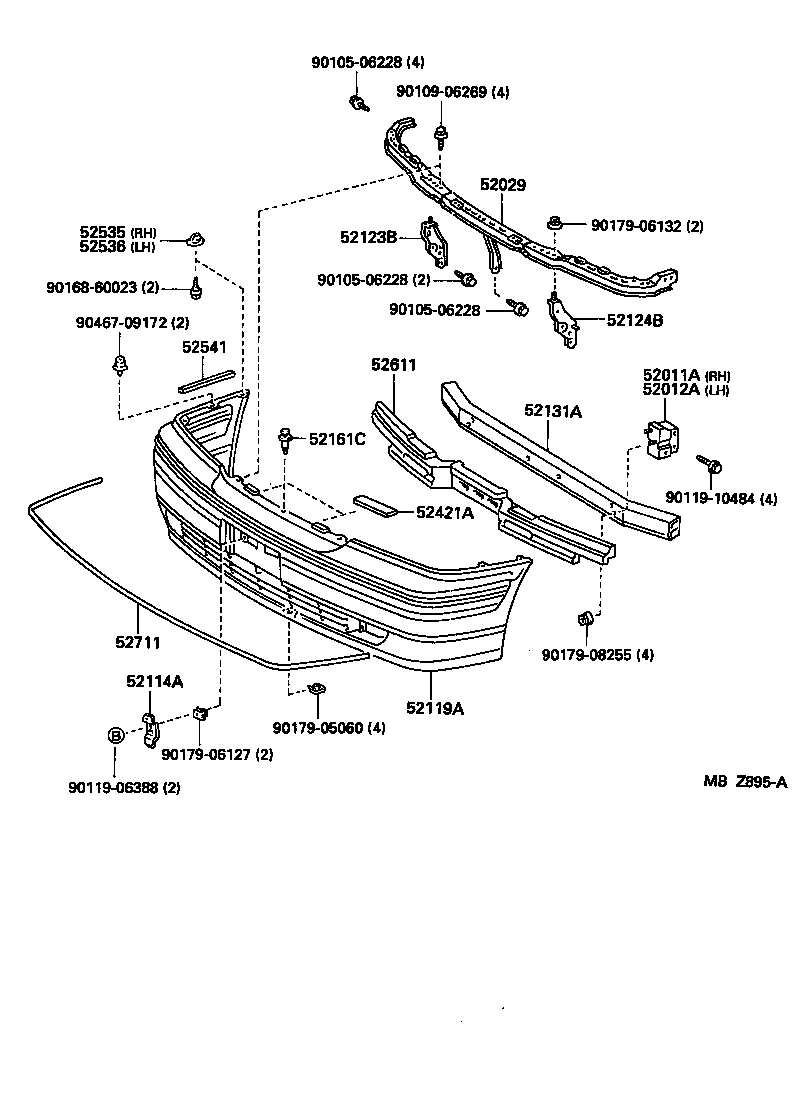 52127-30100-B1 COVER, FRONT BUMPER HOLE, RH product image