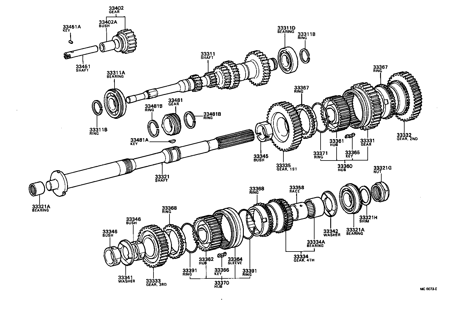 33360-10011 HUB ASSY, SYNCHRONIZER, NO.1 product image