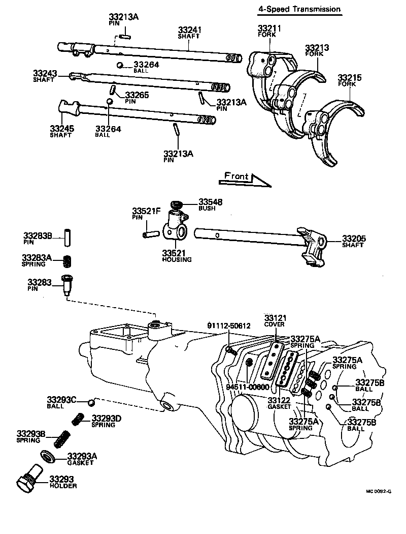 33121-40020 COVER, MANUAL TRANSMISSION CASE product image