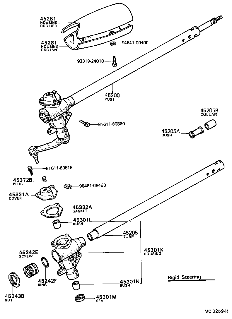 55602-10022 BRACKET SUB-ASSY, STEERING COLUMN UPPER SUPPORT product image