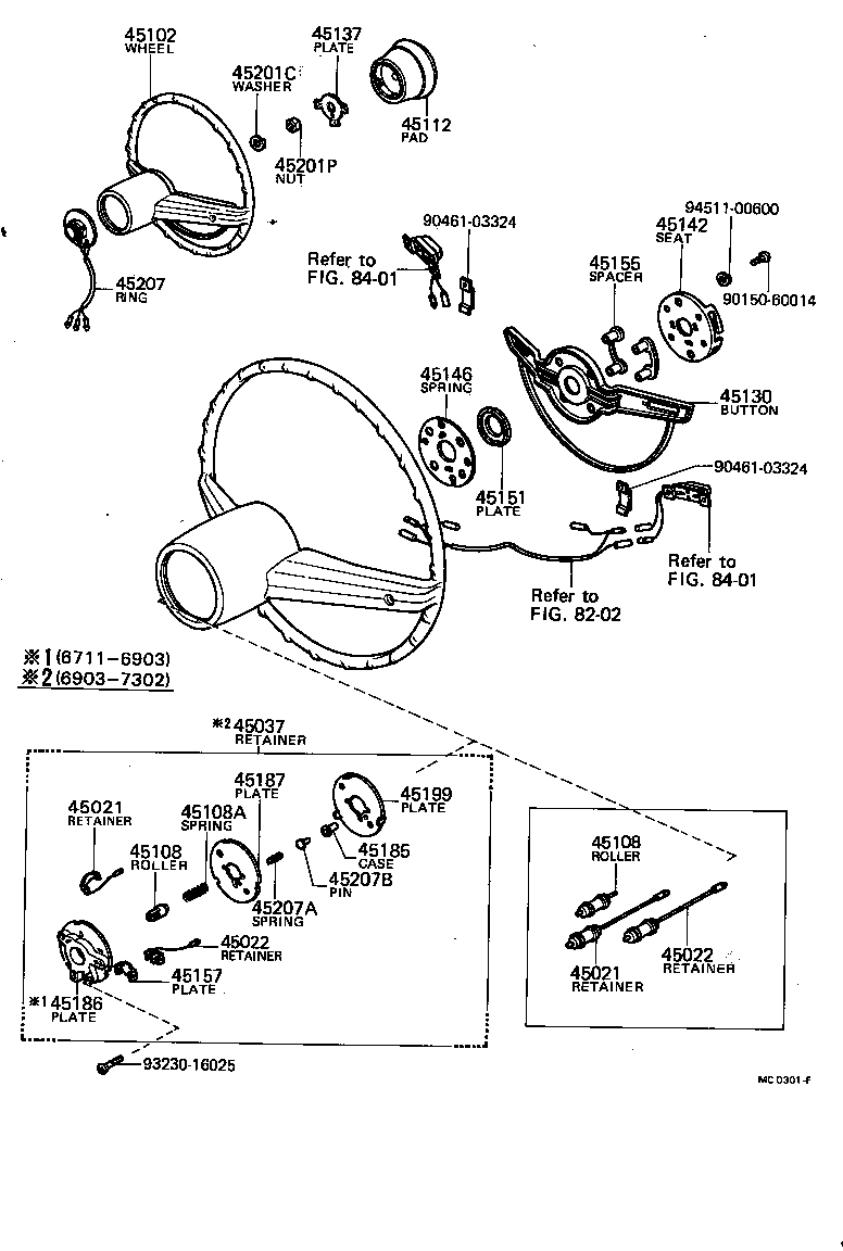 45019-40012 PAD, STEERING WHEEL product image