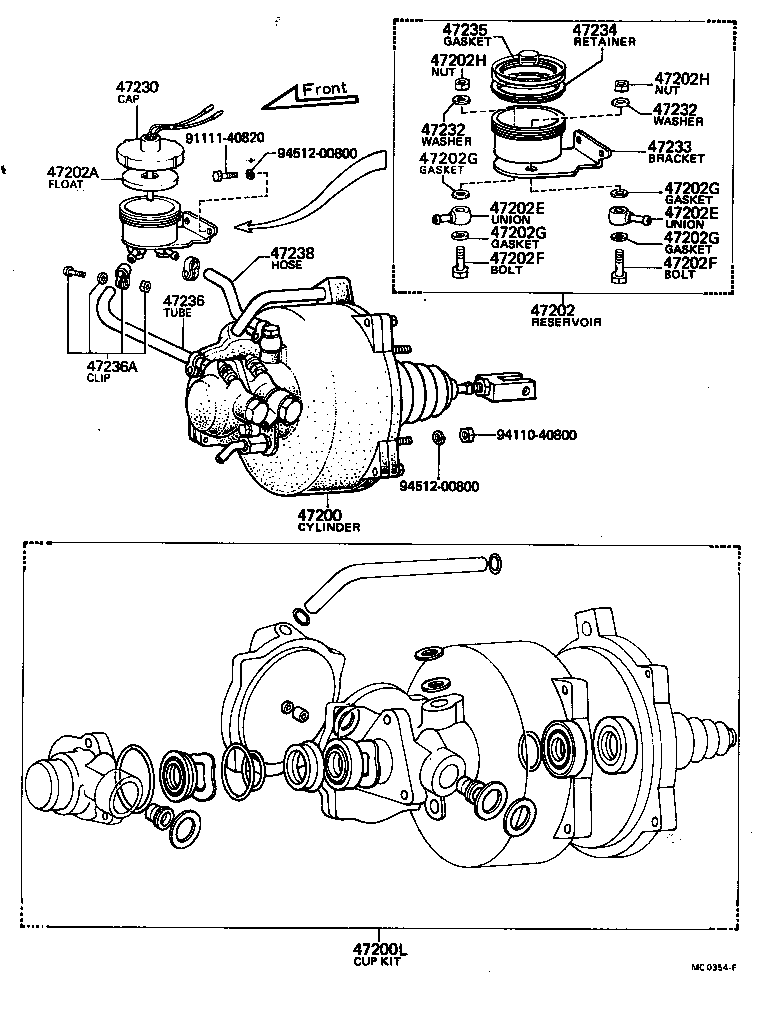 47234-40010 RETAINER, RESERVOIR GASKET product image