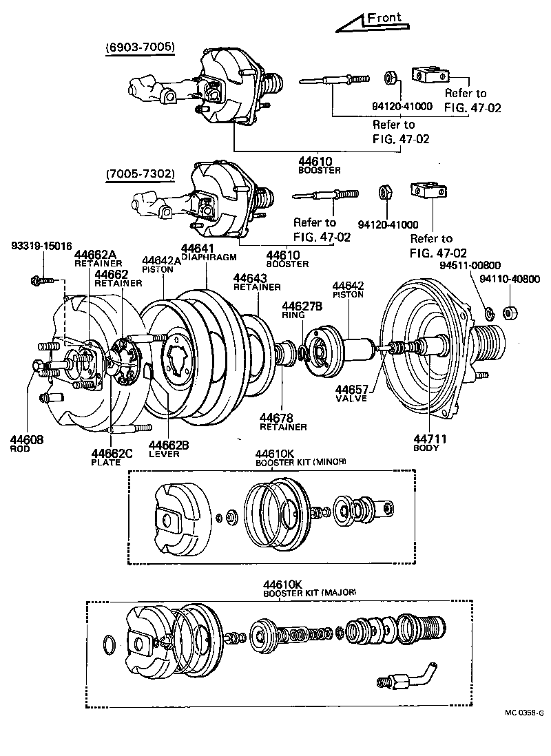 44693-40010 CONNECTOR, BOOSTER VALVE product image