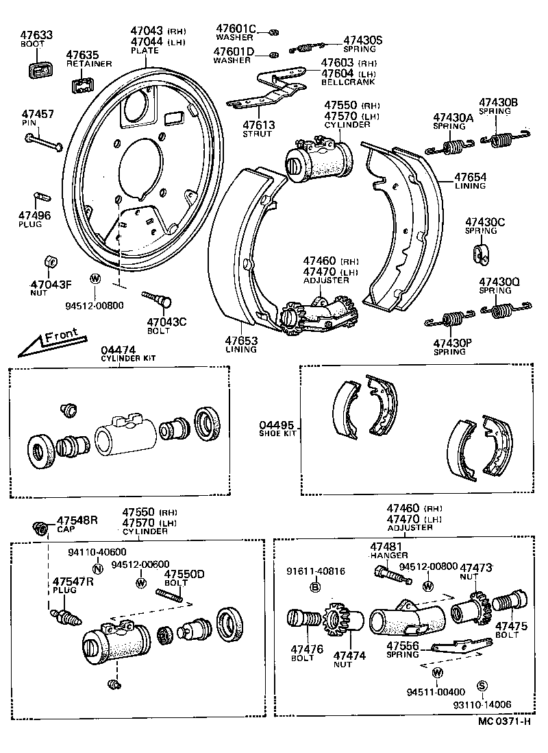 47491-20011 PLUG, HOLE(FOR REAR BRAKE) product image