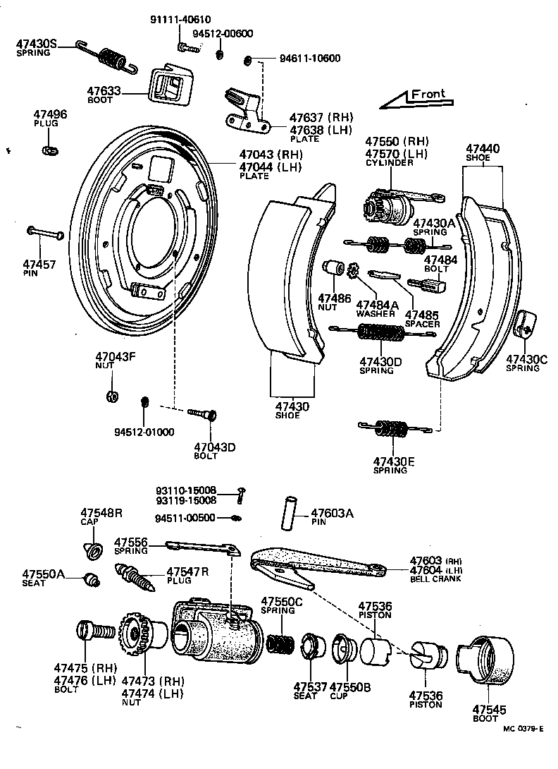 47491-30010 PLUG, HOLE(FOR REAR BRAKE) product image