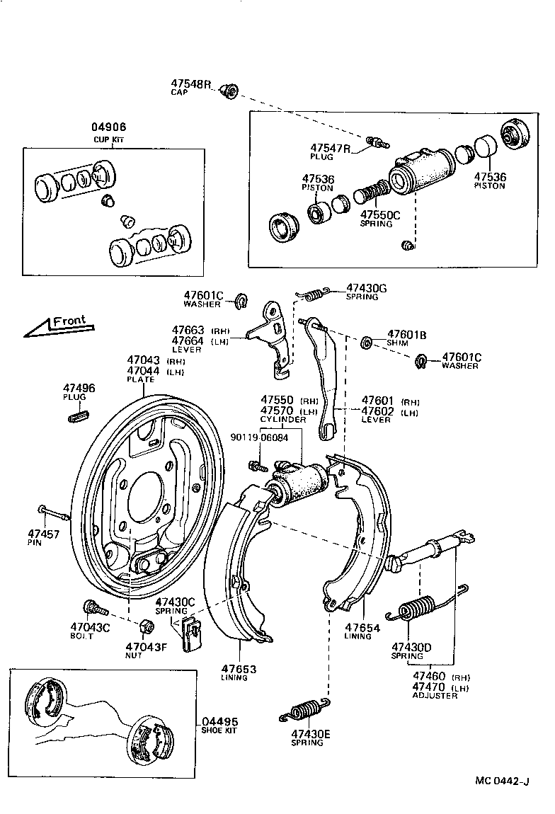 47491-20011 PLUG, HOLE(FOR REAR BRAKE) product image