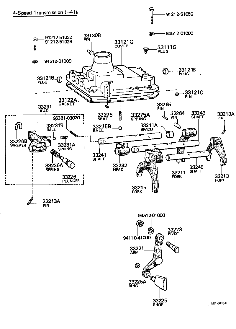 33102-60030 COVER, MANUAL TRANSMISSION CASE product image