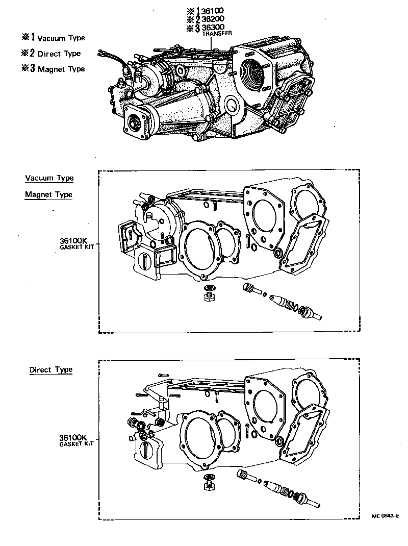 36100-60922 TRANSFER ASSY product image