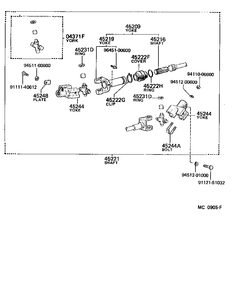 55603-95210 BRACKET SUB-ASSY, STEERING COLUMN UPPER SUPPORT product image