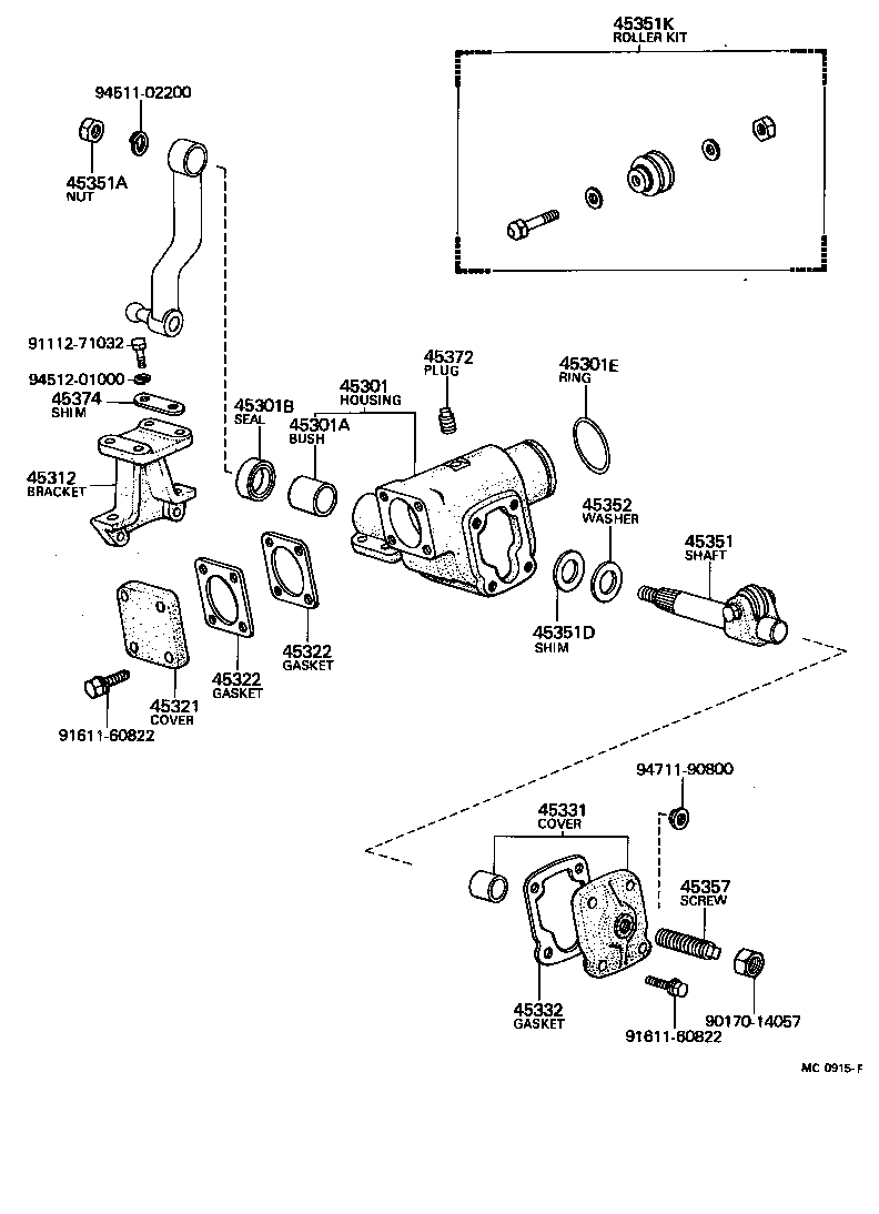 55661-90352 BRACKET SUB-ASSY, STEERING COLUMN UPPER SUPPORT product image